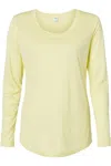 Paragon Women´s Long Islander Performance Long Sleeve T-shirt In Yellow