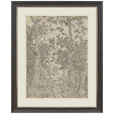 Paragon Wooded Landscape 41"w X 51"h Framed Art