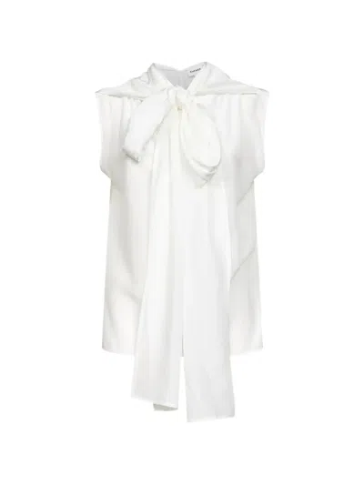 Parah Pussy-bow Sleeveless Blouse In Multi