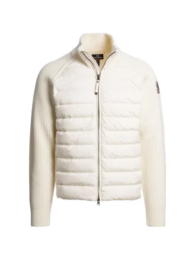 Parajumpers 올모 하이브리드 패딩 재킷 In White