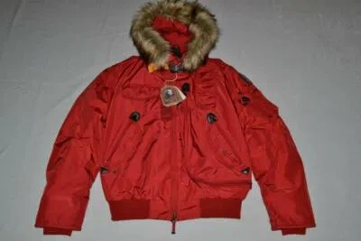 Pre-owned Parajumpers Authentic  Gobi Eco Men Jacket Red Chili All Sizes Brand