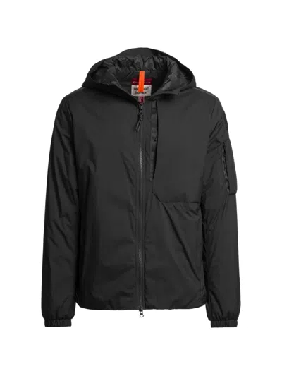 Parajumpers Balcarres Ripstop Hooded Jacket In Black