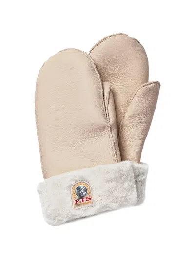 Parajumpers Barden Shearling Mittens In Multi