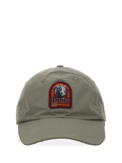 Parajumpers Baseball Hat With Logo In Beige