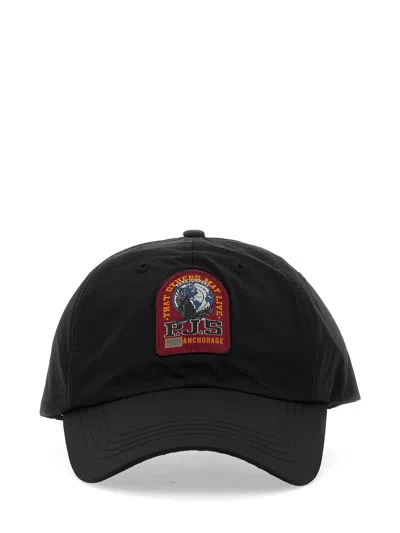 Parajumpers Baseball Hat With Logo In Black