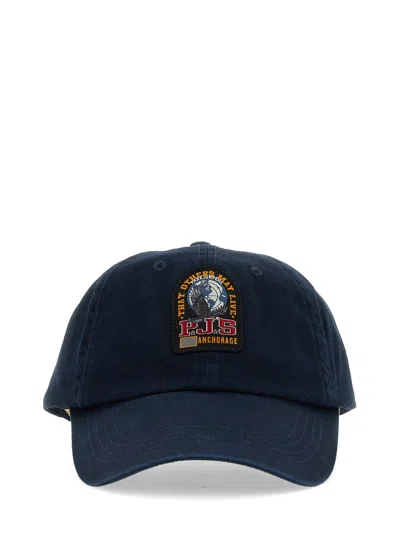 Parajumpers Baseball Hat With Logo In Blue