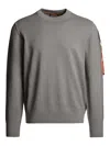 Parajumpers Basic Braw Crew-neck Sweater In Gray
