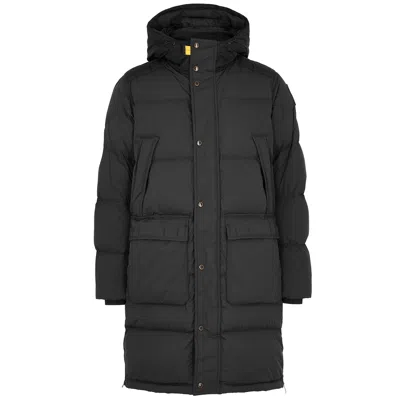 Parajumpers Bear Quilted Shell Coat In Black