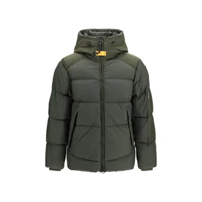 Parajumpers Tyrik Hooded Down Jacket In Green