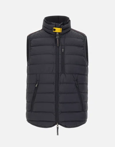 Parajumpers Perfect Black Down Vest With Windproof And Water Repellent Treatment