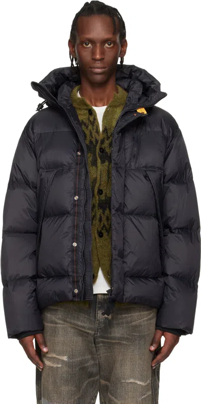 Parajumpers ブラック Cloud フード ダウンジャケット In Multi
