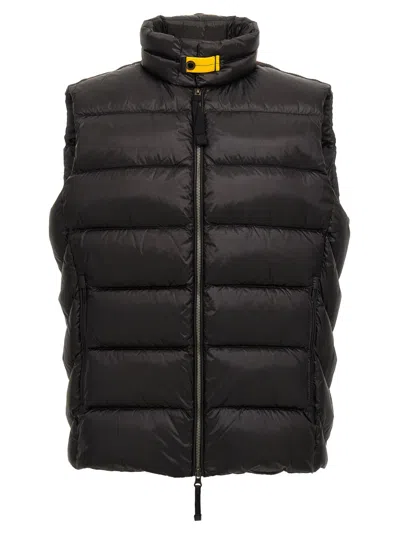PARAJUMPERS BLACK GEORDIE QUILTED VEST