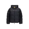 Parajumpers Black Goose Down Full-length Jacket In Multi