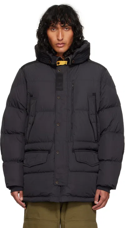 Parajumpers Black Harraseeket Down Jacket In 0541 Black