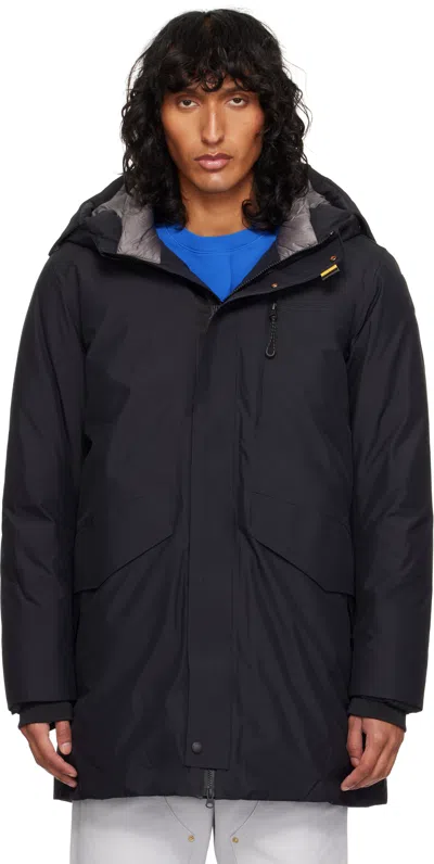Parajumpers Black Hayate Down Jacket In 0541 Black