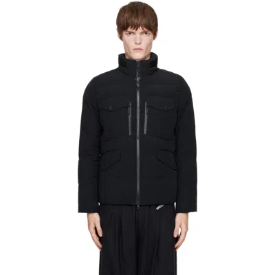 Parajumpers Black North Twin Hooded Down Jacket In 0541 Black
