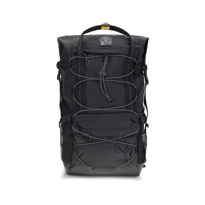 Parajumpers Black Nylon Backpack