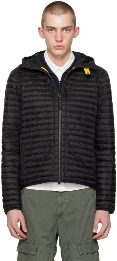 Parajumpers Black Ross Down Jacket In 0541 Black