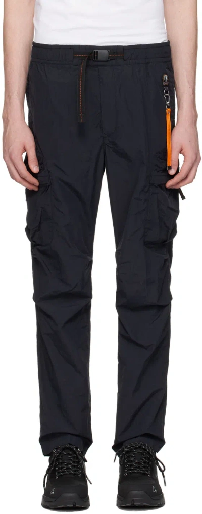 Parajumpers Black Sheldon Cargo Trousers In 0541 Black