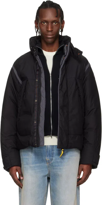 Parajumpers Black Yari Short Down Jacket