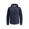 Parajumpers Blue Nylon Clothing In Animal Print