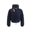 Parajumpers Blue Polyamide Bomber In Multi