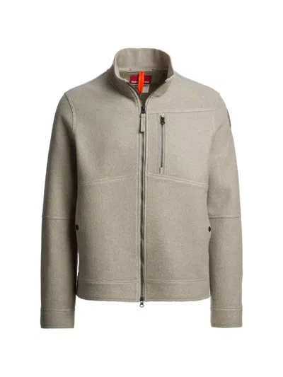 Parajumpers Boiled Wool Bouclé Jacket In Neutral