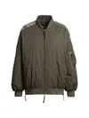 Parajumpers 밤 리버서블 퀼팅 봄버 재킷 In Green