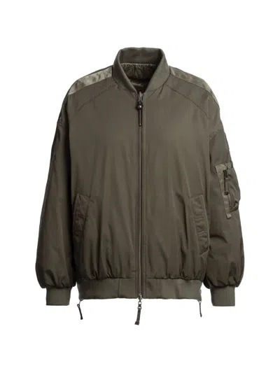 Parajumpers 밤 리버서블 퀼팅 봄버 재킷 In Green