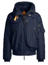 Parajumpers Hooded Bomber Jacket In Blue
