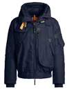 Parajumpers Hooded Bomber Jacket In Blue