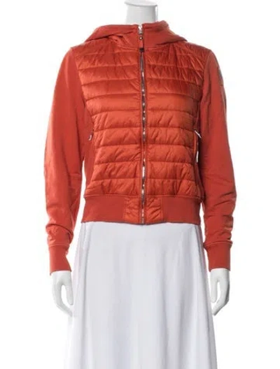 Pre-owned Parajumpers Bomber Jacket In Orange