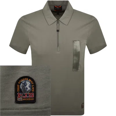 Parajumpers Bordley Polo T Shirt Grey In Gray