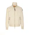 Parajumpers Bound Jacket With High Collar And Zip Pockets In Beige