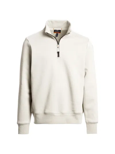 Parajumpers Broad Peak Half-zip Sweater In White