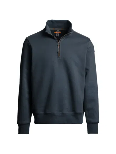 Parajumpers Broad Peak Half-zip Sweatshirt In Blue
