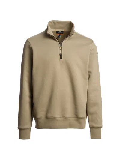 Parajumpers Broad Peak Half-zip Sweatshirt In Brown