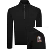 Parajumpers Broad Peak Zip Sweatshirt Black In Black