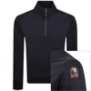 Parajumpers Broad Peak Zip Sweatshirt Navy In Blue