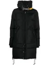 Parajumpers Buckle-embellished Quilted Hooded Jacket In Black