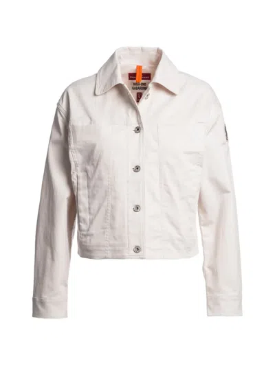 Parajumpers Buttoned Jacket In White