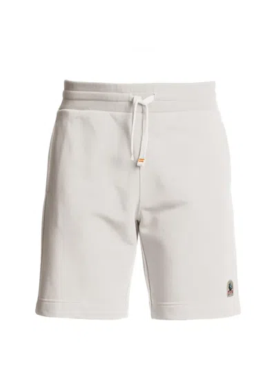 Parajumpers Cairo Easy Drawstring Logo-patch Shorts In Neutral