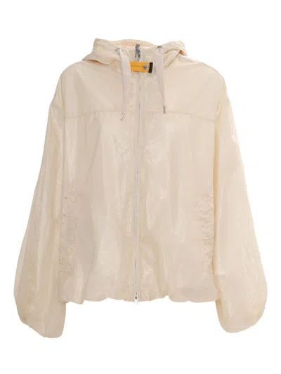 PARAJUMPERS CARMEN HOODED JACKET WITH VOLUMINOUS SLEEVES