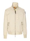 Parajumpers Bound Jacket With High Collar And Zip Pockets In Beis