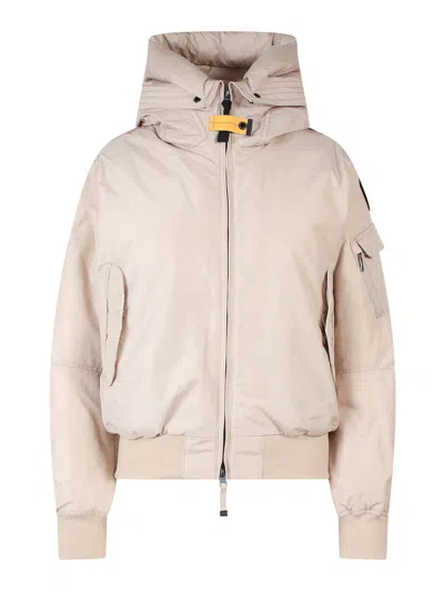 Parajumpers Hooded Jacket With Hood In Sand