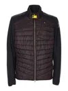 Parajumpers Jayden Down Jacket With High Collar And Pockets In Blue