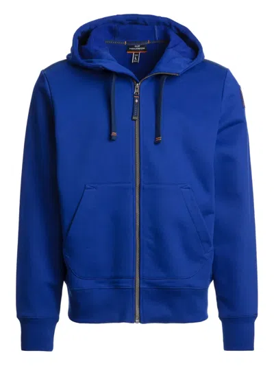 Parajumpers Charlie Zip-up Hoodie In Blue