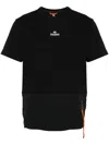 Parajumpers Clint Panelled T-shirt In Black