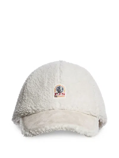 Parajumpers Codroy Fleece Baseball Cap In White