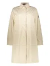 Parajumpers Long Beige Jacket With Classic Elegant Collar In Neutral
